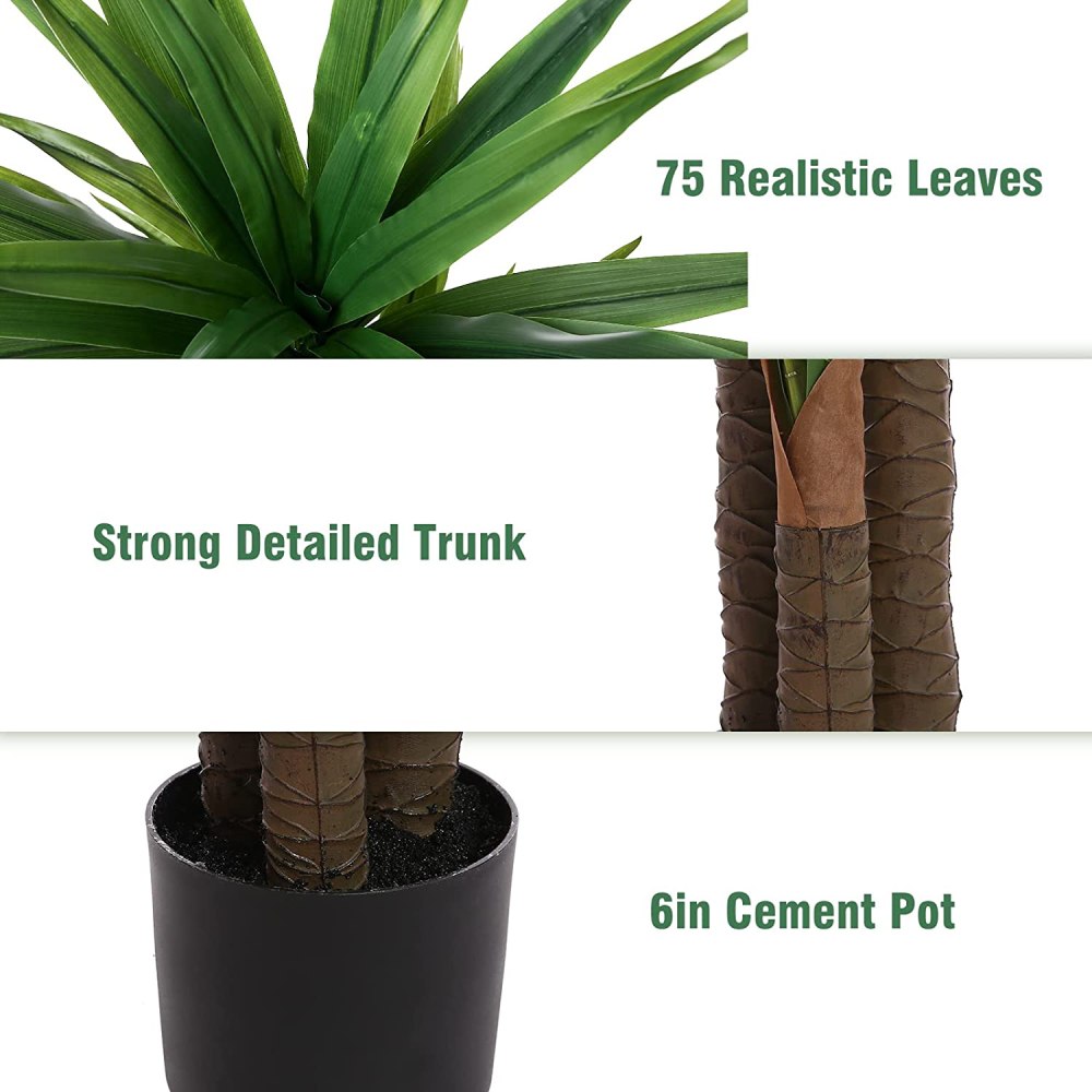 Artificial Dracaena Indoor Plant