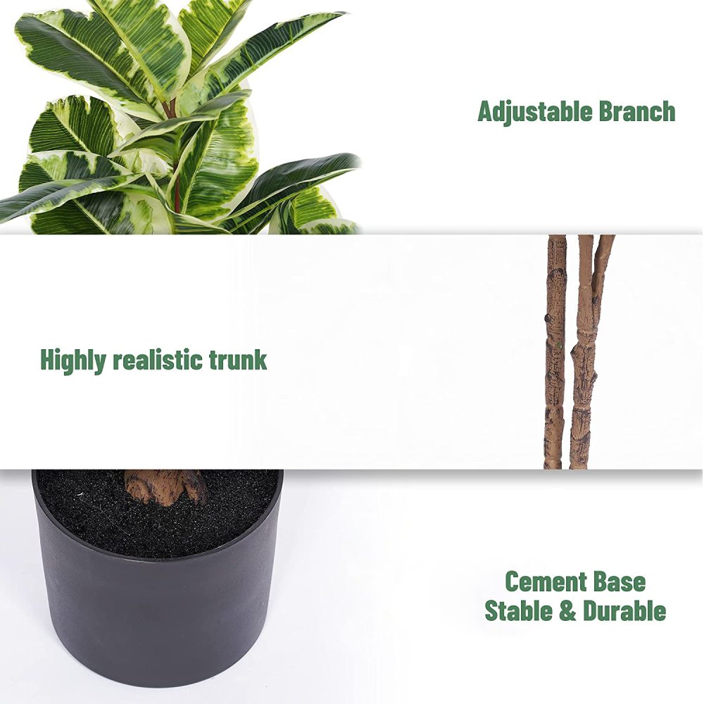Artificial Rubber Tree Plant