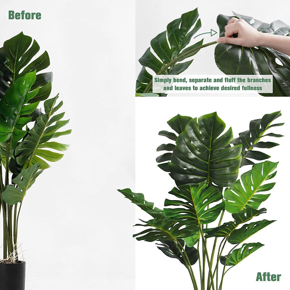 Artificial Monstera Plant: image 6