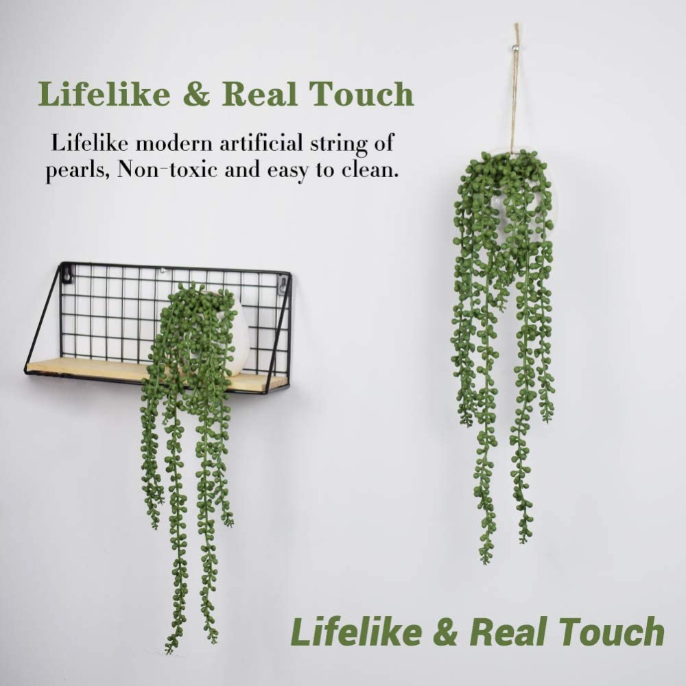 Artificial Succulents Hanging Plants: image 5