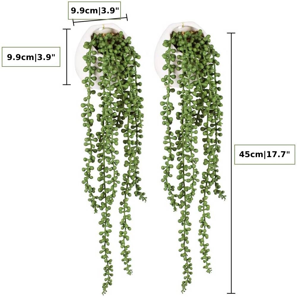 Artificial Succulents Hanging Plants: image 6