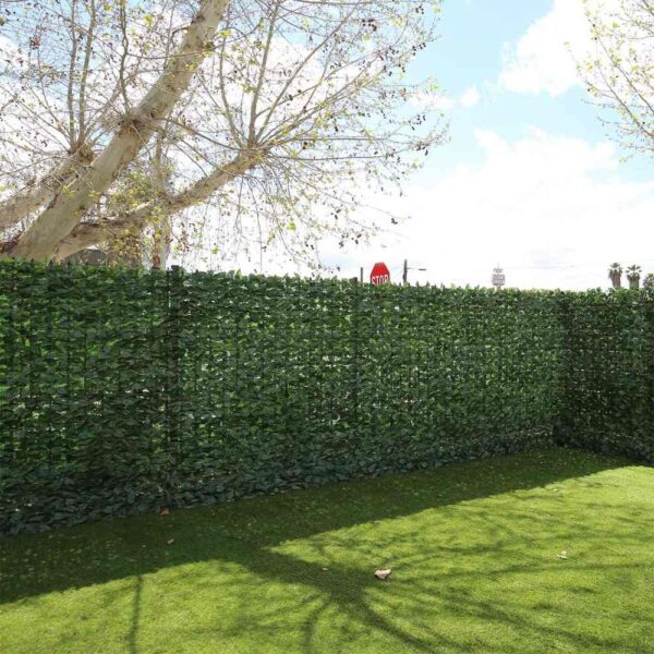 artificial laurel fence
