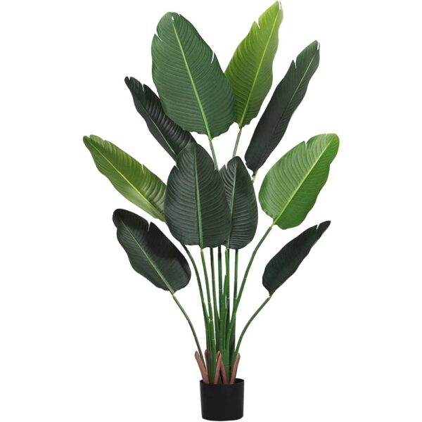 fake tall banana leaf plant